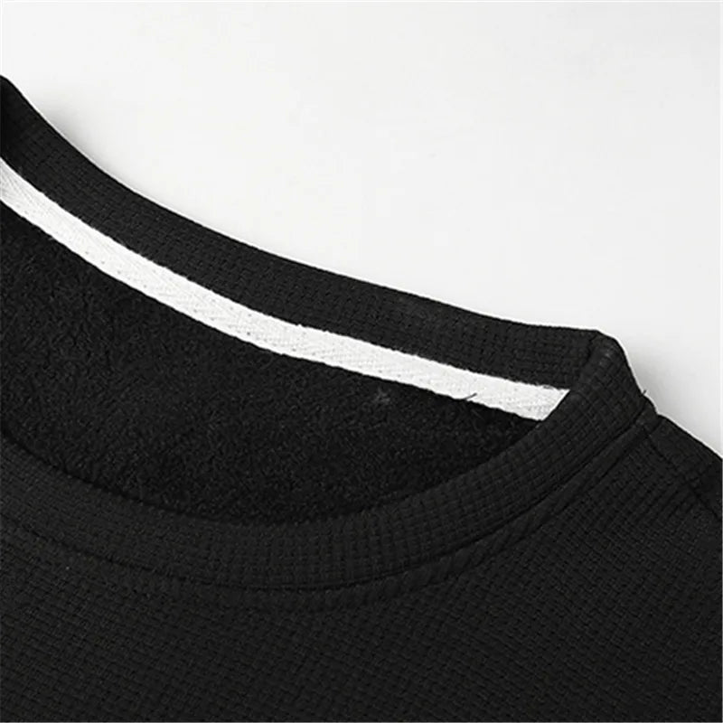 2023 Solid Color Sweatshirt Men Harajuku Hoodies O Neck long Sleeve Casual Sweatshirt Mens Pullover Tops Streetwear Man Hoodies - reetell