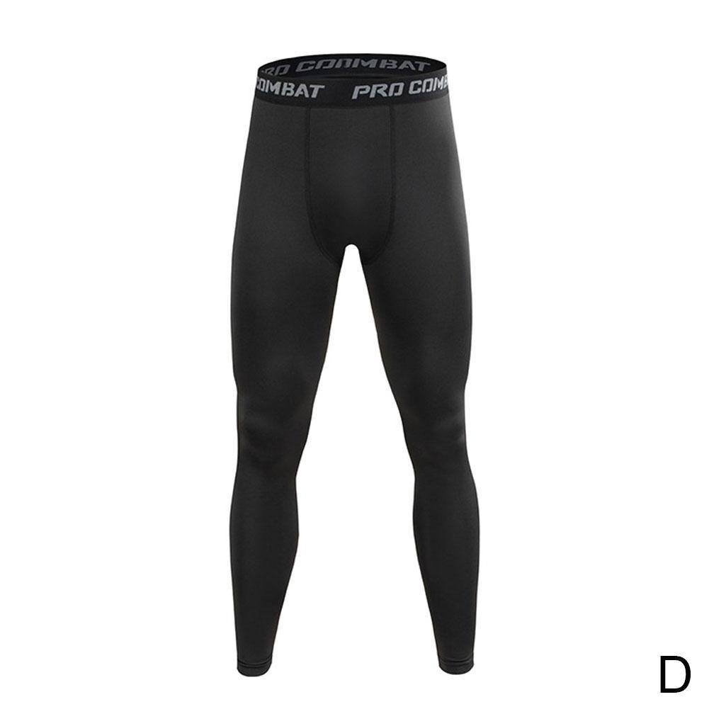 Men Compression Tight Leggings Running Sports Male Workout Bottoms Trousers Jogging Dry Yoga Pants Quick Fitness Training B7h5