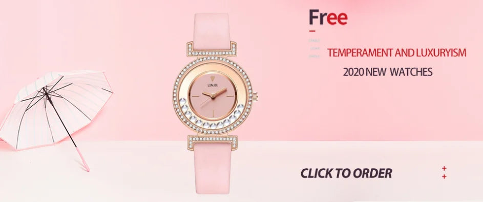 Luxury Rhinestones Women Watches Fashion Rabbit Pattern Dial Design Ladies Wristwatches Qualities Female Quartz Leather Watch