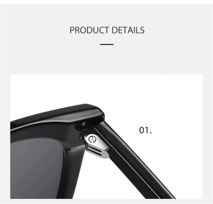 CLLOIO New Trend Sunglasses For Women And Men Simple Design Decorative Glasses  Car Driving Eyewear Unisex Sun Glasses UV400 - reetell