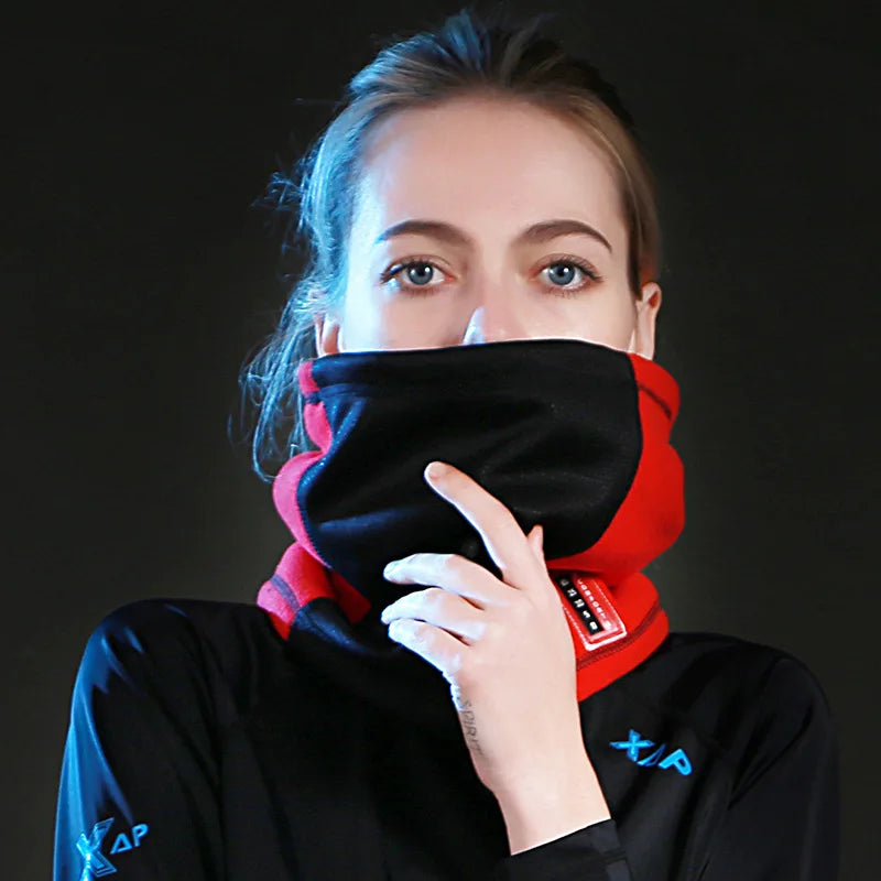 Men&Women Winter Camping Hiking Scarf Fleece fabric Warm Light Soft Neck Gaiter Warmer Face Mask Headwear Hat multifuction AC - reetell