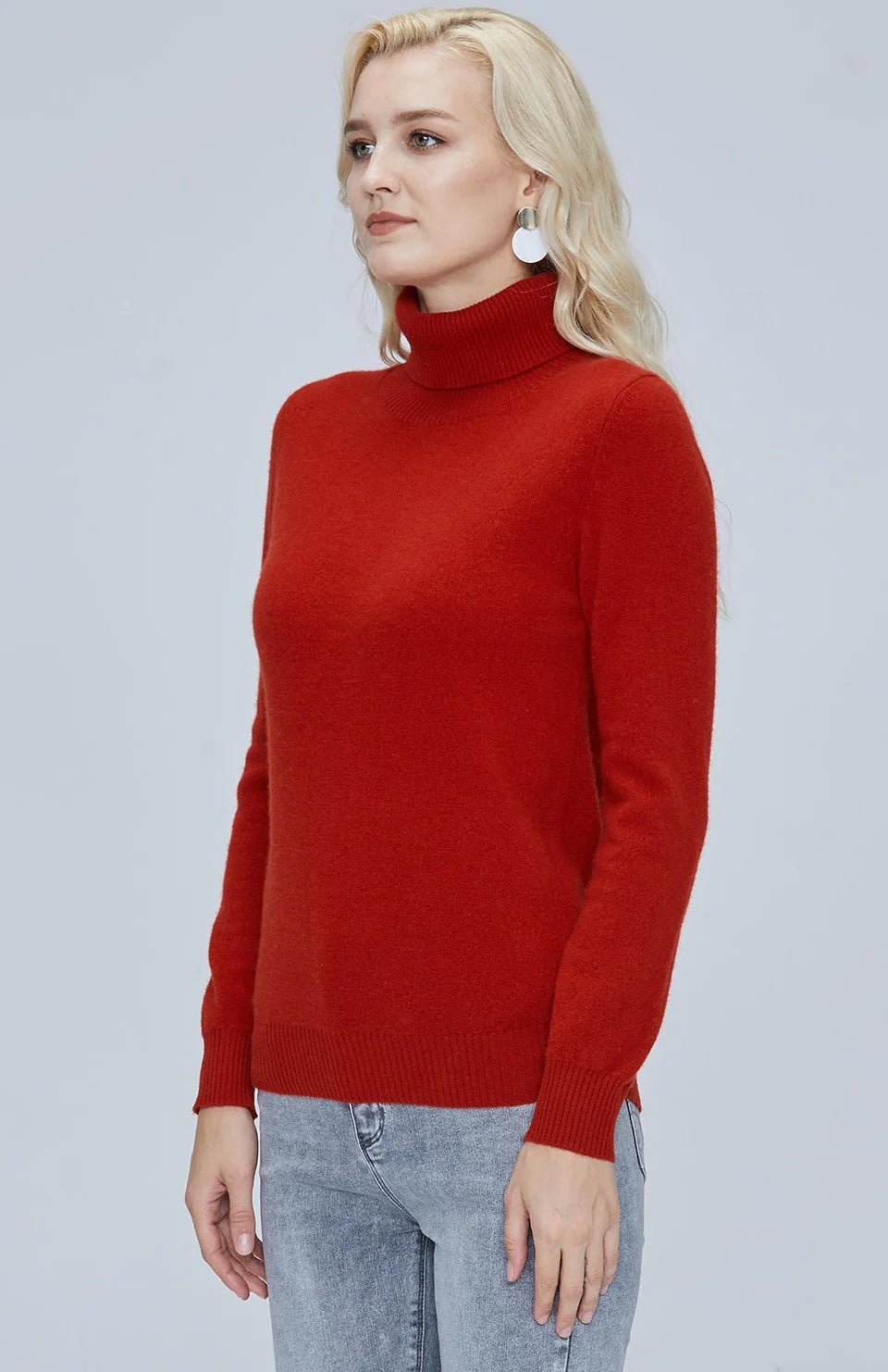 Knitwears Sweater Women Turtleneck Sweater 100% Pure Merino Wool Autumn Winter Warm Soft Knitted Pullover Female Jumper Tops y2k - reetell