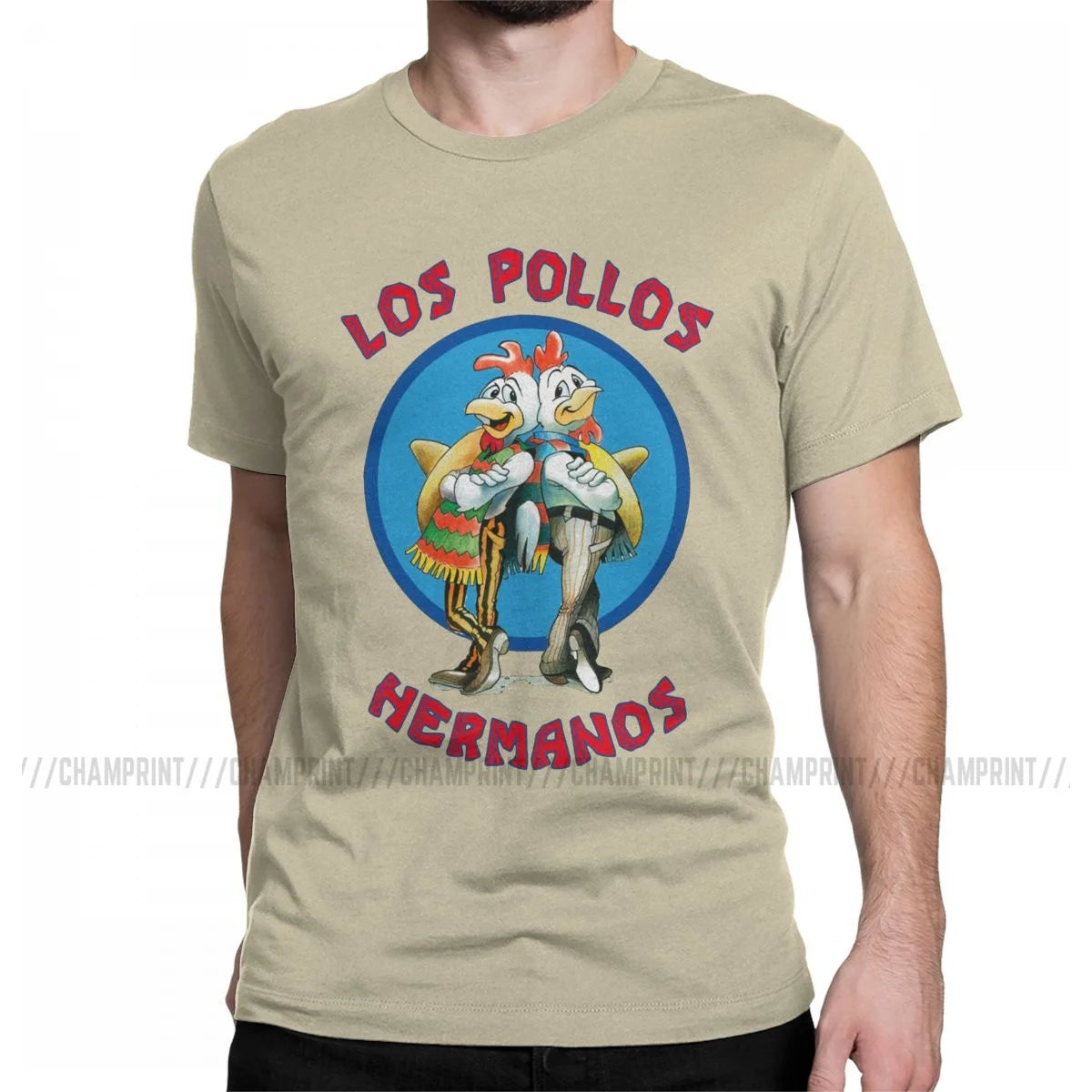 Men's Los Pollos Hermanos Breaking Bad T Shirt TV 100% Cotton Clothing Funny Short Sleeve O Neck Tee Shirt 6XL T-Shirts