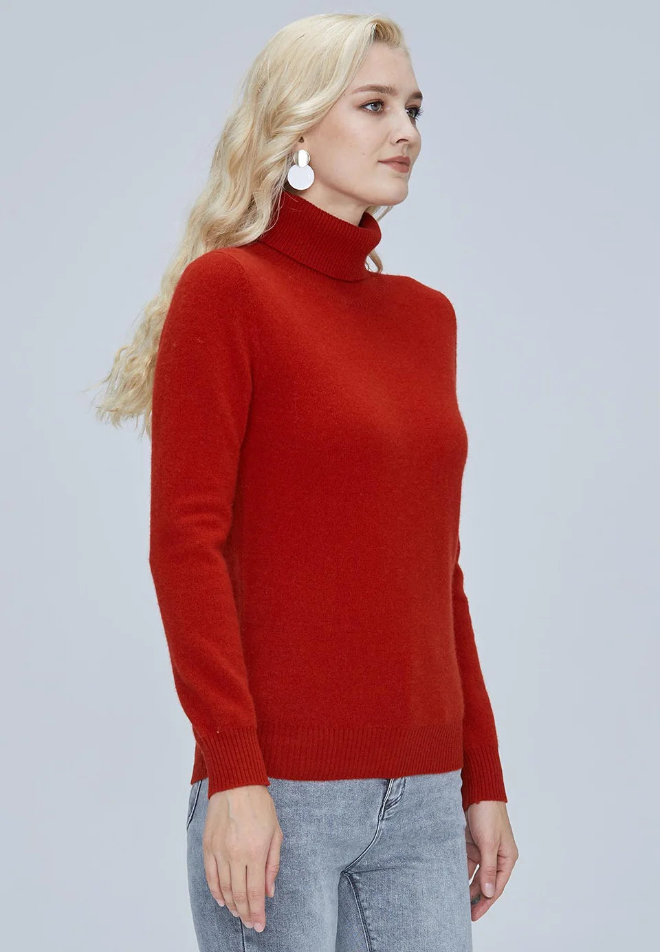 Knitwears Sweater Women Turtleneck Sweater 100% Pure Merino Wool Autumn Winter Warm Soft Knitted Pullover Female Jumper Tops y2k - reetell