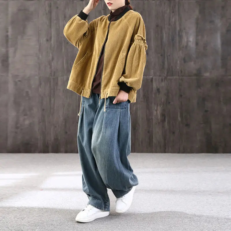 New Baggy Oversize Jeans Women Denim Casual Cross Pants Female Vintage Harem Pants Trousers Bloomers 2024 Mom Wide Leg Jeans - reetell