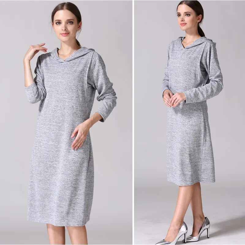 Emotion Moms Long Sleeve Pregnancy Maternity Clothes Nursing Clothing Breastfeeding Dresses for Pregnant Women Maternity Dress