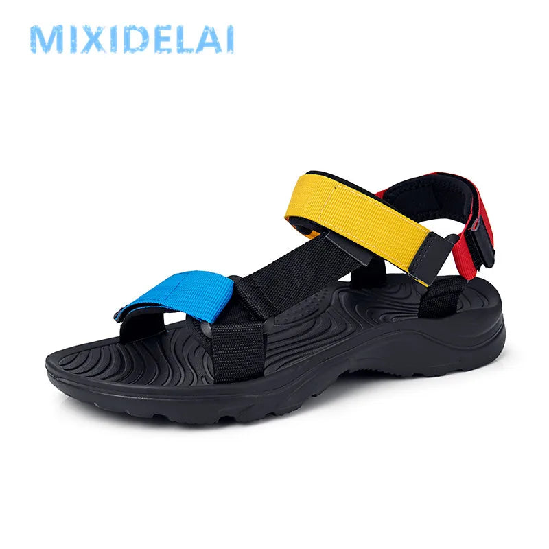 2024 New Men Sandals Non-slip Summer Flip Flops High Quality Outdoor Beach Slippers Casual Shoes Cheap Men's shoes Water Shoes