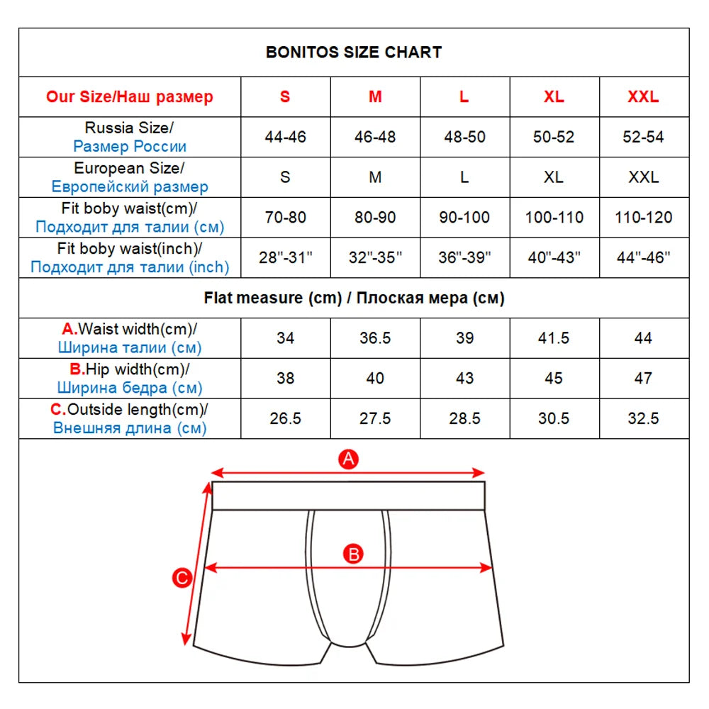 4pcs Boxer Shorts Men's Panties Homme Underpants Boxershorts Underwear for Man Cotton Male Couple Sexy Set Calecon Lot Soft Box - reetell