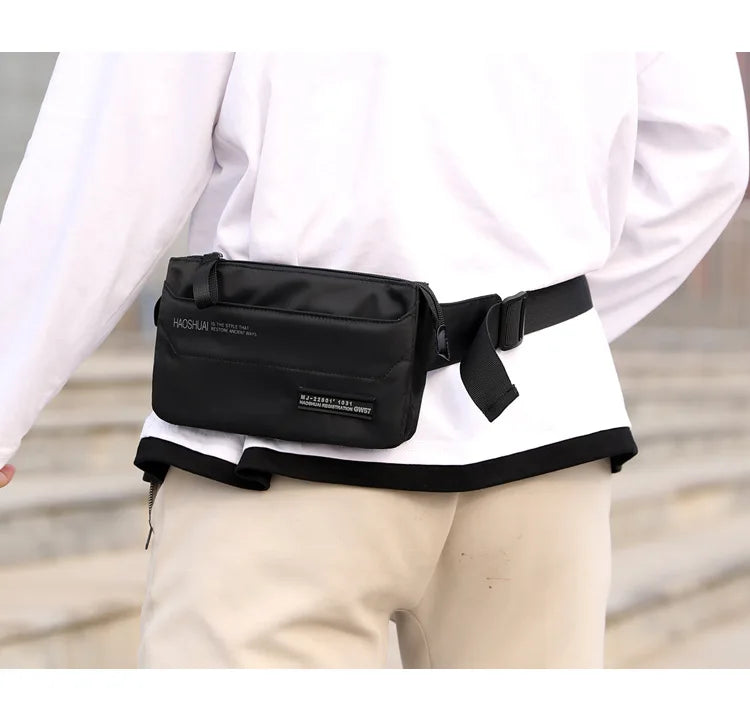 YoReAi Hot Sale Men Fanny Pack Female New Sports Fashion Waterproof Chest Packs Unisex Waist Bag Multifunctional Storage 4 Bags