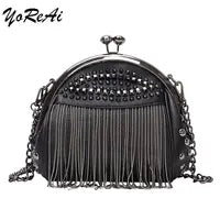 YoReAi New 3D Gun Shaped Chains Women Shoulder Bags Luxury Leather Crossbody Bag Lady High Quality Small Purses Clutch for Girls - reetell