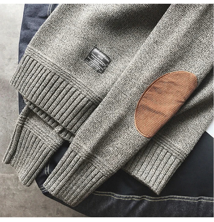 2023 New Men Pullover Sweater Autumn Fashion Casual Loose Thick O Neck Wool Knitted Oversize Harajuku Streetwear Knitwear M-5Xl - reetell