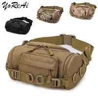 YoReAi Hot Sale Men Fanny Pack Female New Sports Fashion Waterproof Chest Packs Unisex Waist Bag Multifunctional Storage 4 Bags