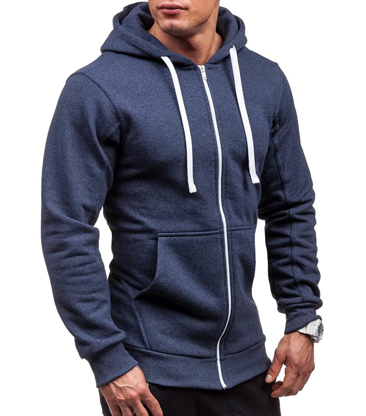 MRMT 2024 New Men's Hoodies Sweatshirts Zipper Hoodie Men Sweatshirt Solid Color Man Hoody Sweatshirts For Male Sweatshirts - reetell