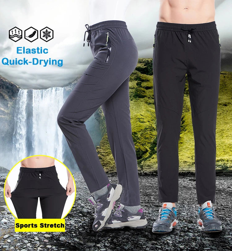 LNGXO Waterproof Trekking Hiking Pants Women Summer Quick Dry Camping Climbing Fishing Sport Outdoor Trousers Women Plus Size - reetell