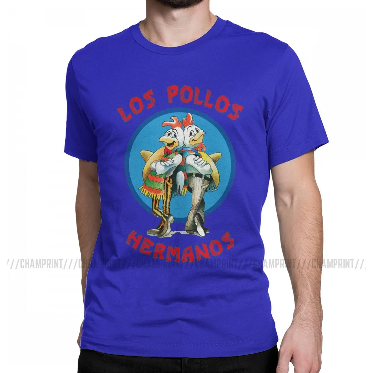 Men's Los Pollos Hermanos Breaking Bad T Shirt TV 100% Cotton Clothing Funny Short Sleeve O Neck Tee Shirt 6XL T-Shirts