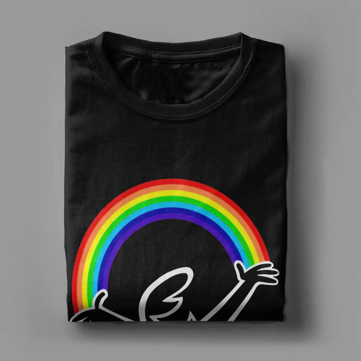 La Linea Men Lineman Rainbow La Linea T Shirt 100% Cotton Clothing Vintage Short Sleeve O Neck Tees Birthday Present T-Shirt - reetell