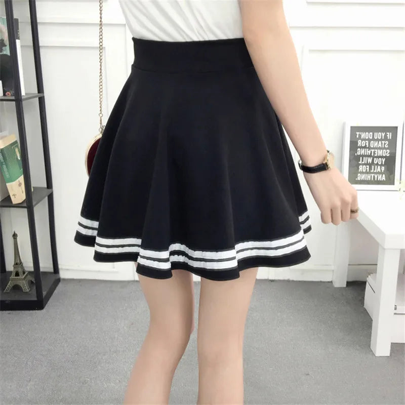 Korean New 2023 Women Skirt Autumn Winter High jupe Waisted faldas Female saia Pleated falda mujer Skirts Pleated Skirt - reetell