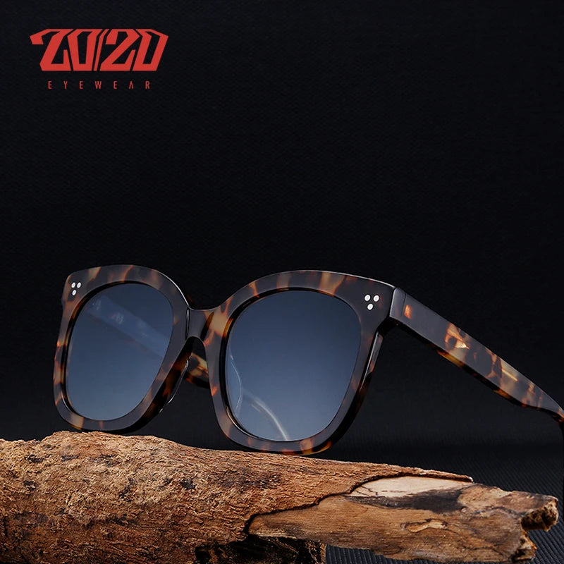 20/20 Brand Fashion Polarized Sunglasses Women Men Acetate Classic Sun Glasses Driving Unisex Eyewear Oculos AT8048 - reetell