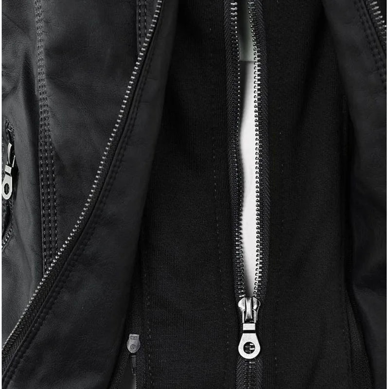 Gothic Faux Leather Jacket Women Coat 2024 Hoodies Winter Autumn Motorcycle Jacket Black Outerwear Leather PU Basic Jacket Coat