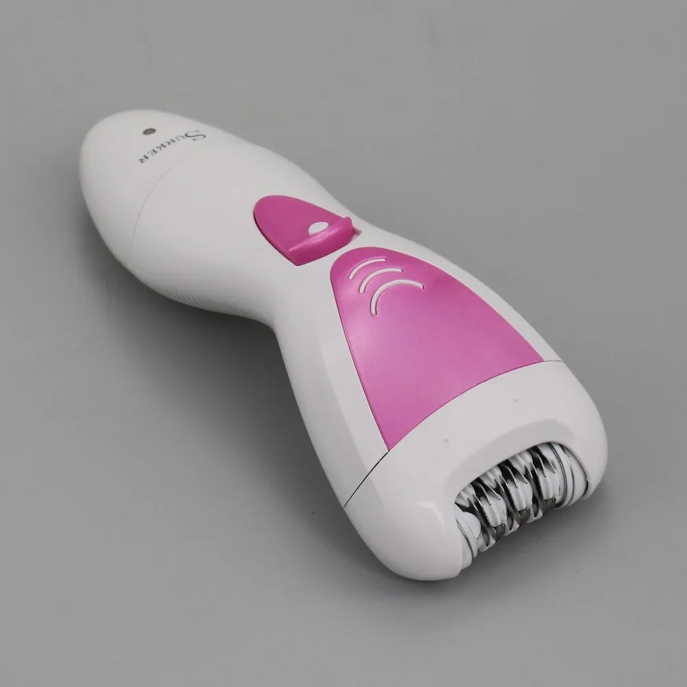 4in1 waterproof women epilator electric female epilator facial remover hair removal lady bikini trimmer callus shaver foot body - reetell