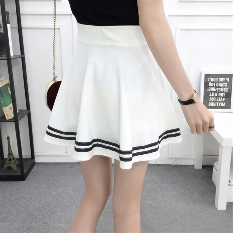 Korean New 2023 Women Skirt Autumn Winter High jupe Waisted faldas Female saia Pleated falda mujer Skirts Pleated Skirt - reetell