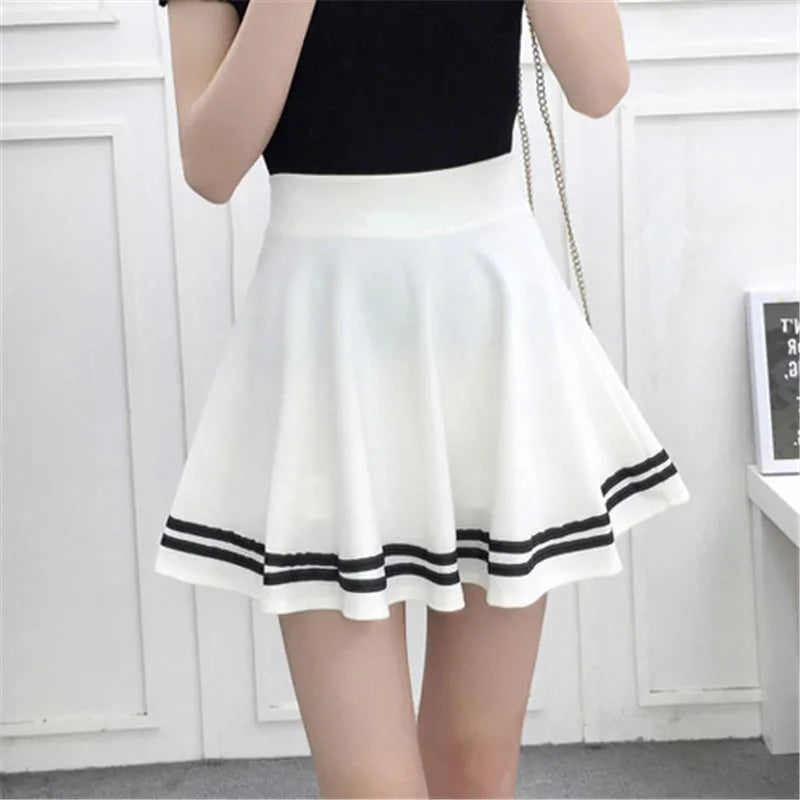 Korean New 2023 Women Skirt Autumn Winter High jupe Waisted faldas Female saia Pleated falda mujer Skirts Pleated Skirt - reetell