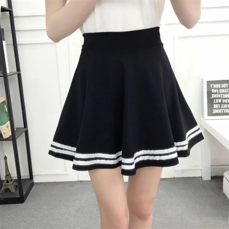 Korean New 2023 Women Skirt Autumn Winter High jupe Waisted faldas Female saia Pleated falda mujer Skirts Pleated Skirt - reetell