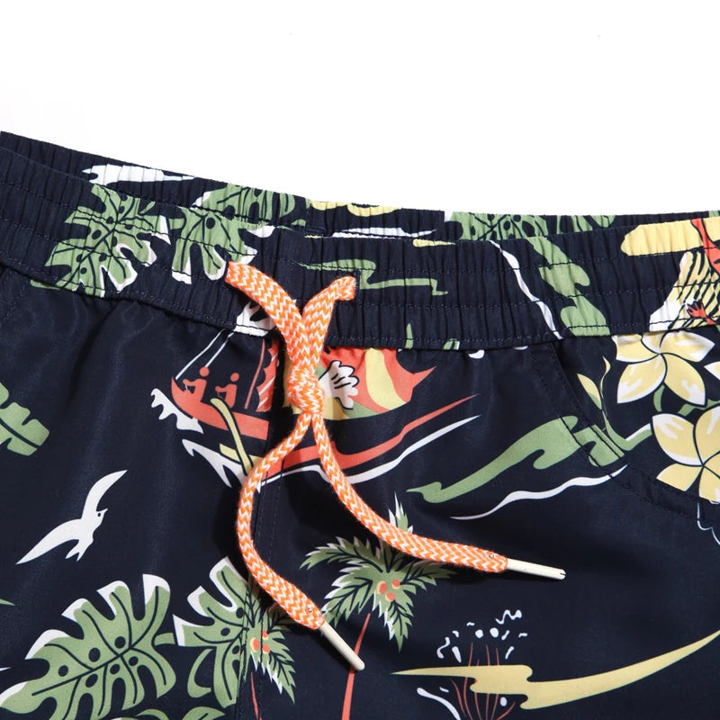 QIKE Lady Casual Shorts Women Coconut print  Shorts Ladies'  shorts Women Shorts Ladies' S Shortslight  Quick Drying Fabric - reetell