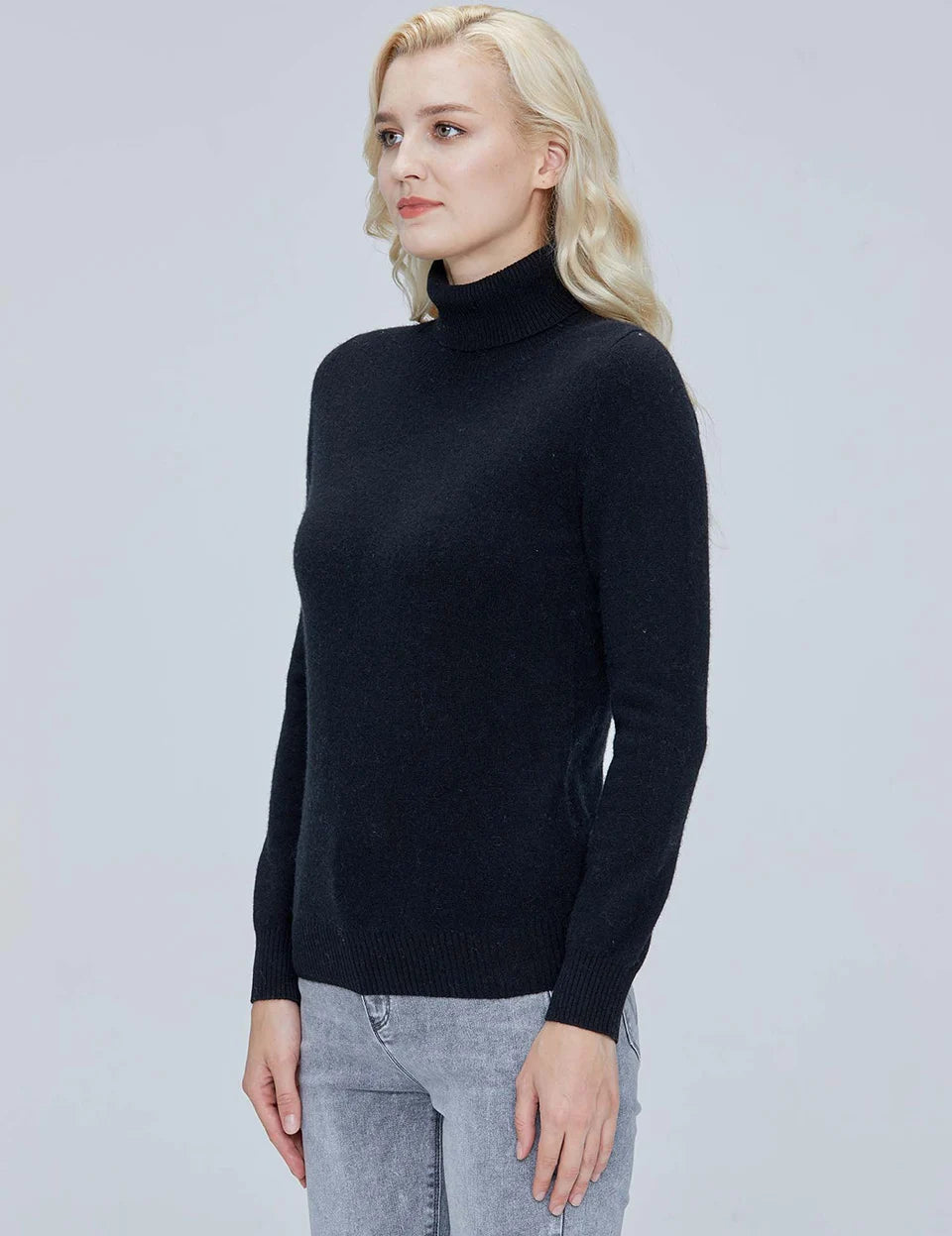 Knitwears Sweater Women Turtleneck Sweater 100% Pure Merino Wool Autumn Winter Warm Soft Knitted Pullover Female Jumper Tops y2k - reetell