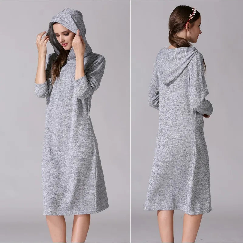 Emotion Moms Long Sleeve Pregnancy Maternity Clothes Nursing Clothing Breastfeeding Dresses for Pregnant Women Maternity Dress