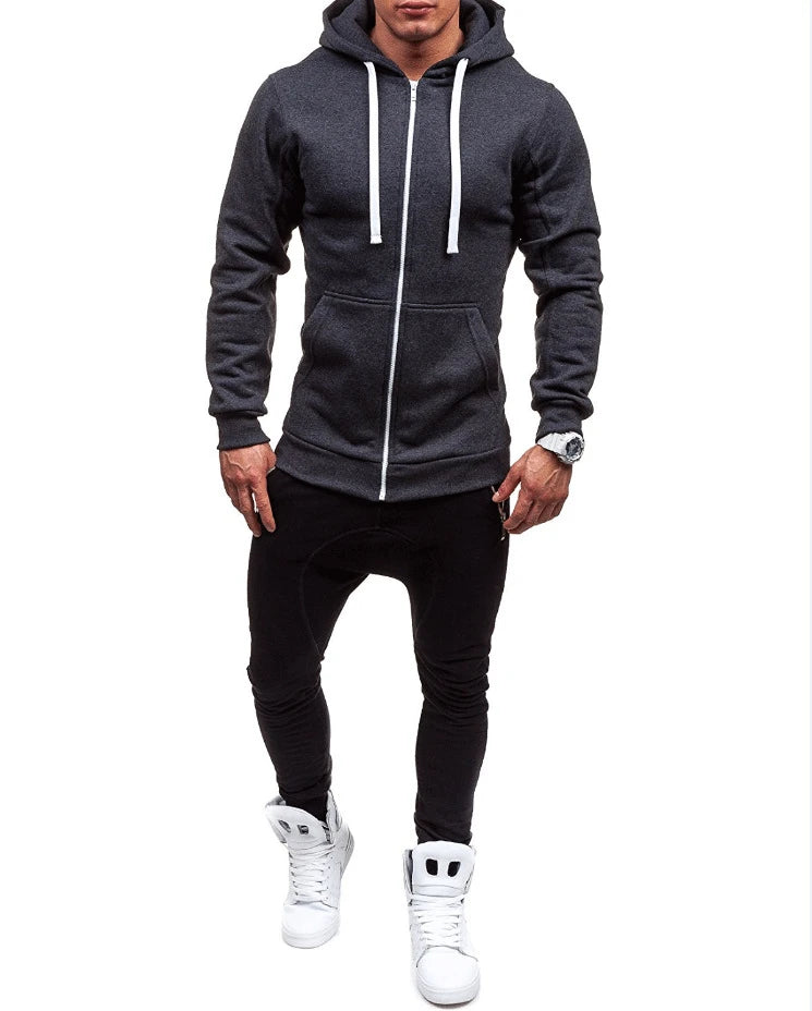 MRMT 2024 New Men's Hoodies Sweatshirts Zipper Hoodie Men Sweatshirt Solid Color Man Hoody Sweatshirts For Male Sweatshirts - reetell