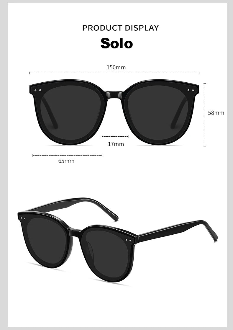 CLLOIO New Trend Sunglasses For Women And Men Simple Design Decorative Glasses  Car Driving Eyewear Unisex Sun Glasses UV400 - reetell