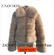 ZADORIN 4XL Female Fur Waistcoat Winter Warm Faux Fox Fur Vest Women High-Grade Cappa Fashion O-Neck Long Fur Coat Cardigan - reetell