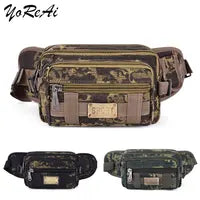 YoReAi Hot Sale Men Fanny Pack Female New Sports Fashion Waterproof Chest Packs Unisex Waist Bag Multifunctional Storage 4 Bags