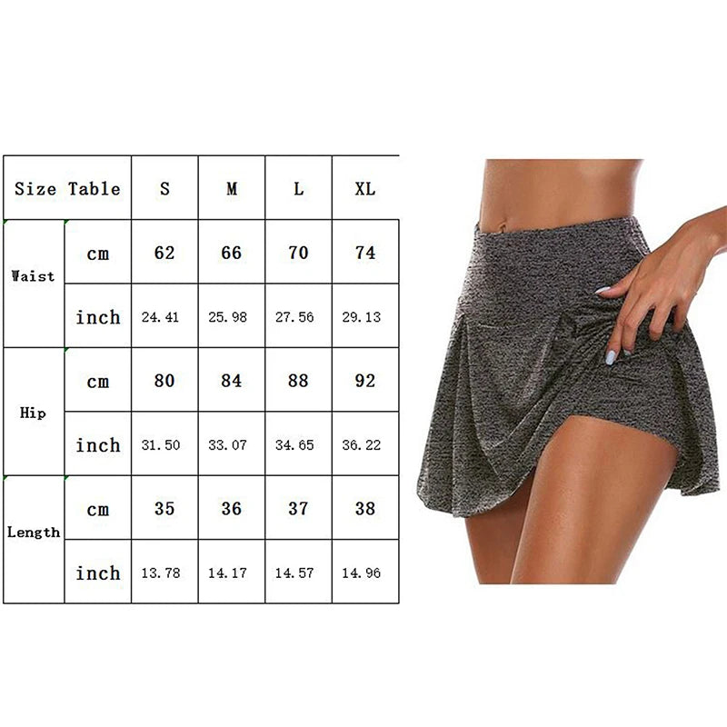 Gym Women Running Shorts Skirt High Waist Print New Shorts Mesh Double Layer Patchwork Fitness Shorts Sports Short Skirt - reetell