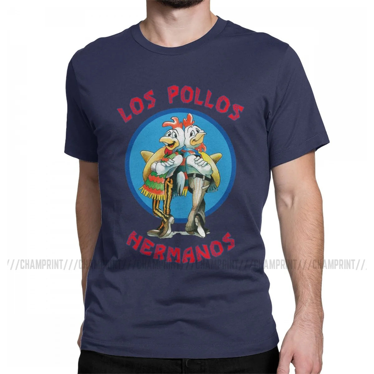 Men's Los Pollos Hermanos Breaking Bad T Shirt TV 100% Cotton Clothing Funny Short Sleeve O Neck Tee Shirt 6XL T-Shirts