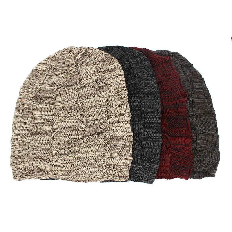 LOVINGSHA Women Men Winter Warm Hat For Adult Unisex Outdoor New Wool Knitted Beanies Skullies Casual Cotton Hats Cap HT143