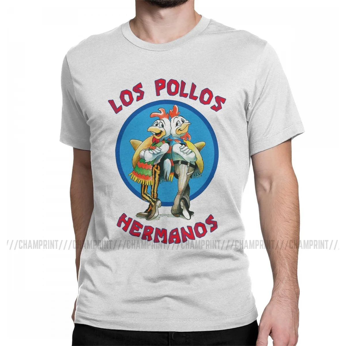 Men's Los Pollos Hermanos Breaking Bad T Shirt TV 100% Cotton Clothing Funny Short Sleeve O Neck Tee Shirt 6XL T-Shirts