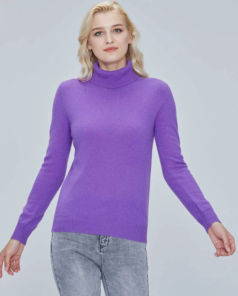 Knitwears Sweater Women Turtleneck Sweater 100% Pure Merino Wool Autumn Winter Warm Soft Knitted Pullover Female Jumper Tops y2k - reetell