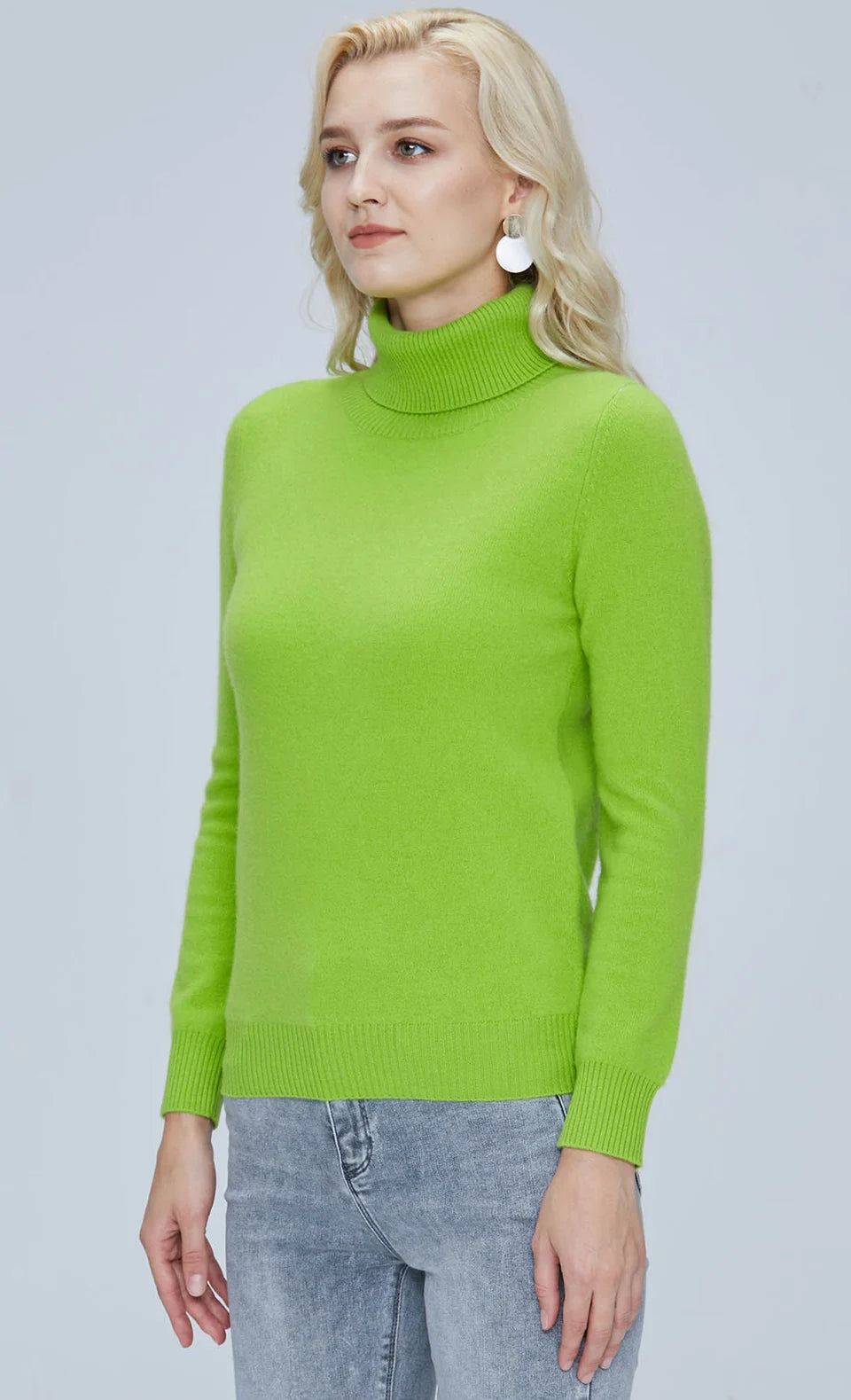 Knitwears Sweater Women Turtleneck Sweater 100% Pure Merino Wool Autumn Winter Warm Soft Knitted Pullover Female Jumper Tops y2k - reetell