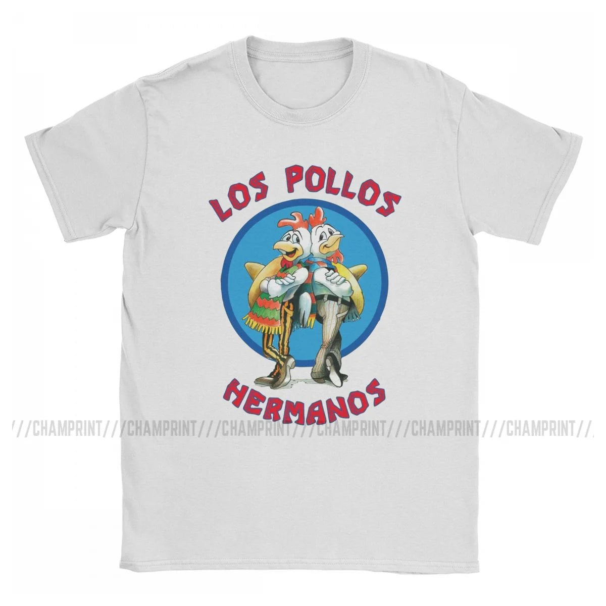 Men's Los Pollos Hermanos Breaking Bad T Shirt TV 100% Cotton Clothing Funny Short Sleeve O Neck Tee Shirt 6XL T-Shirts