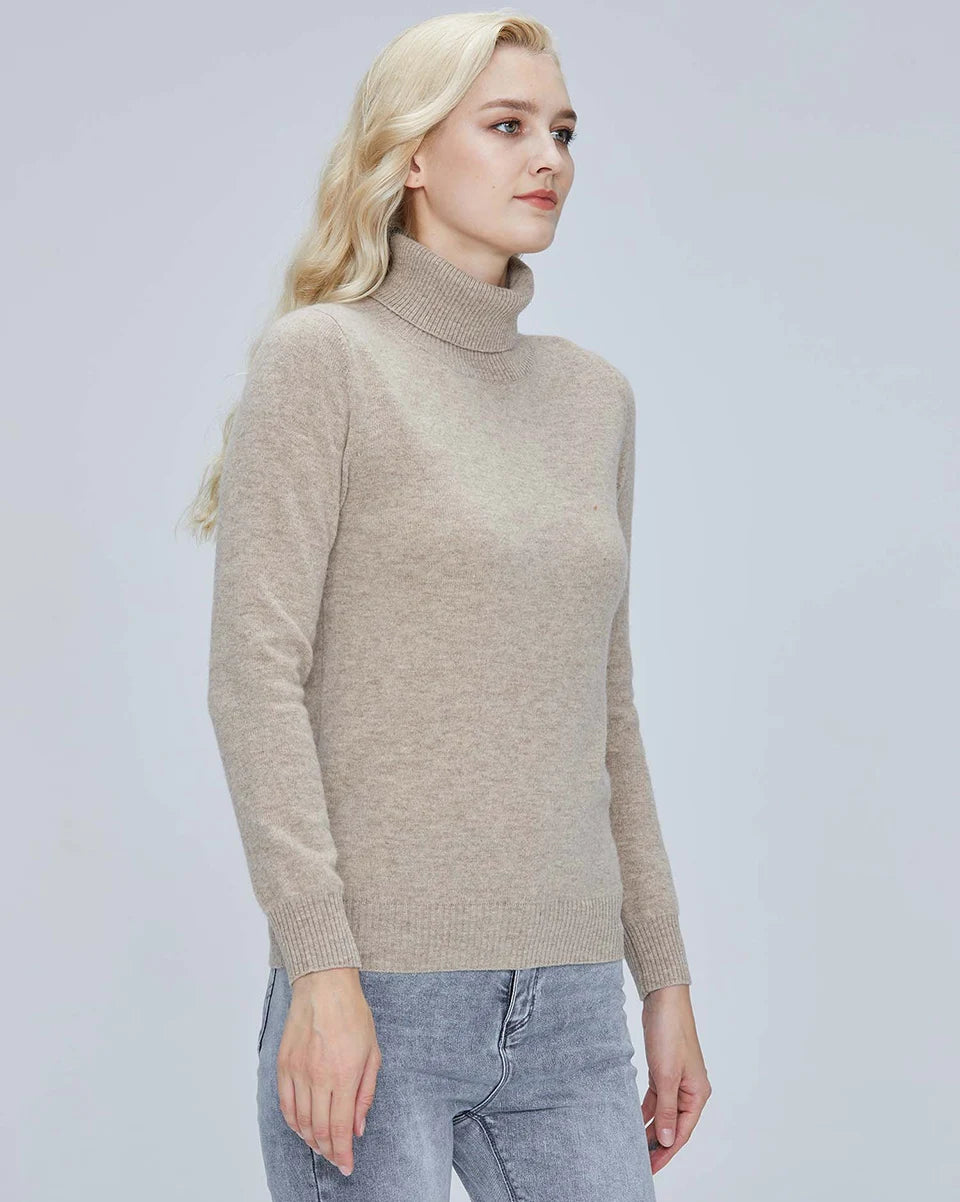 Knitwears Sweater Women Turtleneck Sweater 100% Pure Merino Wool Autumn Winter Warm Soft Knitted Pullover Female Jumper Tops y2k - reetell