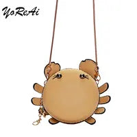 YoReAi New 3D Gun Shaped Chains Women Shoulder Bags Luxury Leather Crossbody Bag Lady High Quality Small Purses Clutch for Girls - reetell