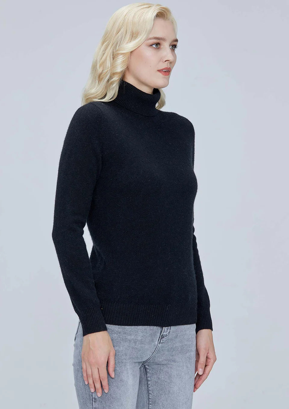 Knitwears Sweater Women Turtleneck Sweater 100% Pure Merino Wool Autumn Winter Warm Soft Knitted Pullover Female Jumper Tops y2k - reetell