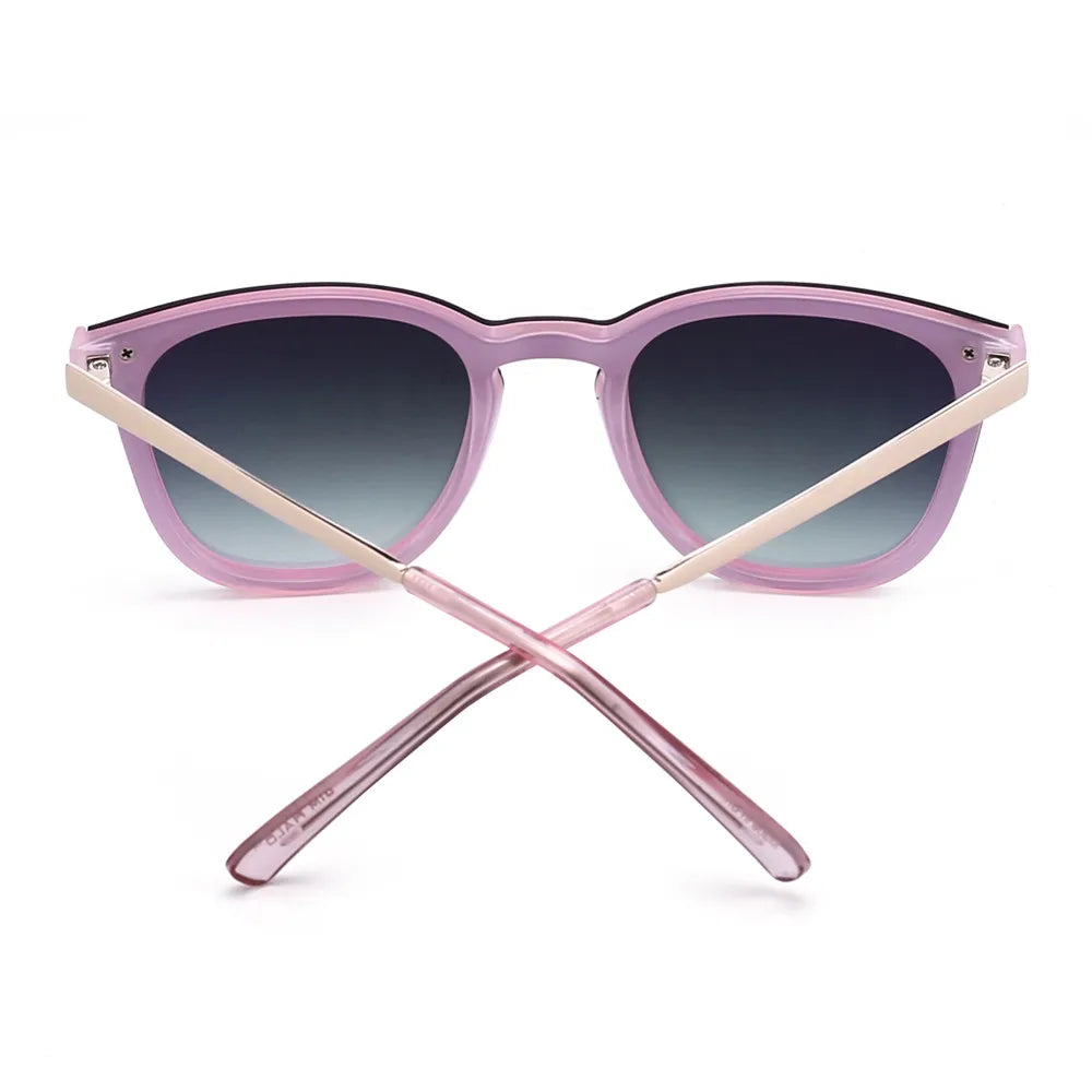 JIM Trendy Rimless Mirrored Sunglasses Reflective Sun Glasses for Women Men UV400 - reetell