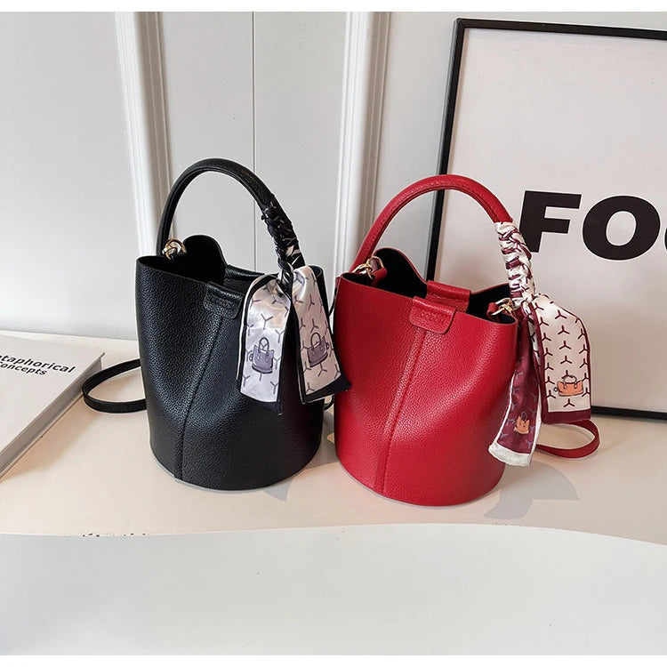 2024 New Women's Bag Fashion Simple Shoulder Bag High Quality Design Handbag PU Commuter Luxury Hot Selling Bolsas Para Mujeres - reetell