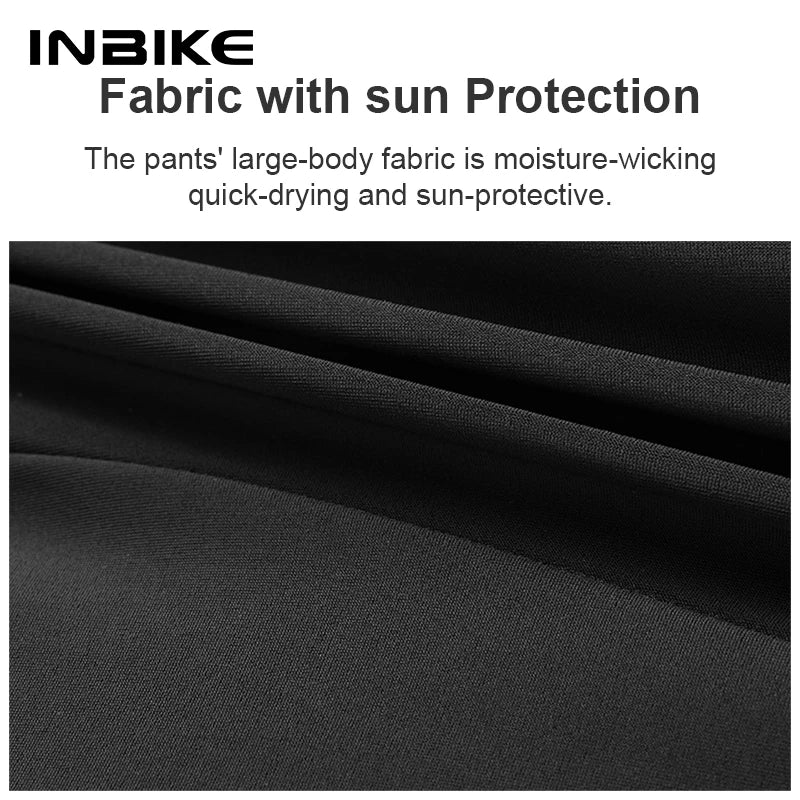 INBIKE Cycling Shorts Women's Summer New High-waist Pocket Bicycle Road MTB Outdoor Cycling Breathable Shock-absorbing Bib Short - reetell