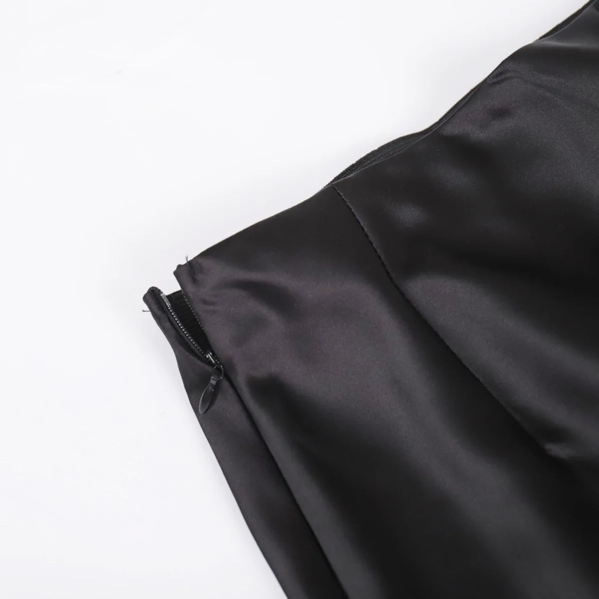 Tossy Summer Satin High Waist Long Skirt Female Slim Patchwork Fashion Elegant Streetwear Casual Solid 2024 Maxi Skirt Clothes - reetell