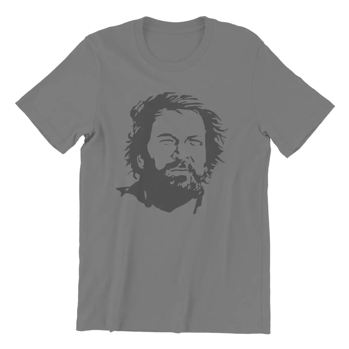 Actor Bud Spencer  T Shirt for Men Cotton Novelty T-Shirts  2021 Fashion Graphic Old School Tees Short Sleeve Clothes Plus Size