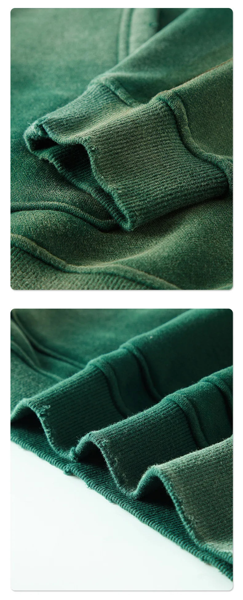 Solid Color Blanks plus fleece thicken spray-dyed aged hoodie - reetell